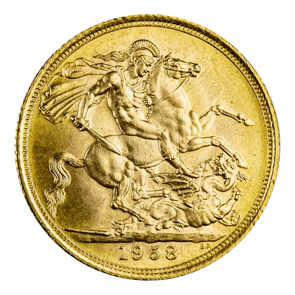 1/2 Souverain d'or / Livre diverses années