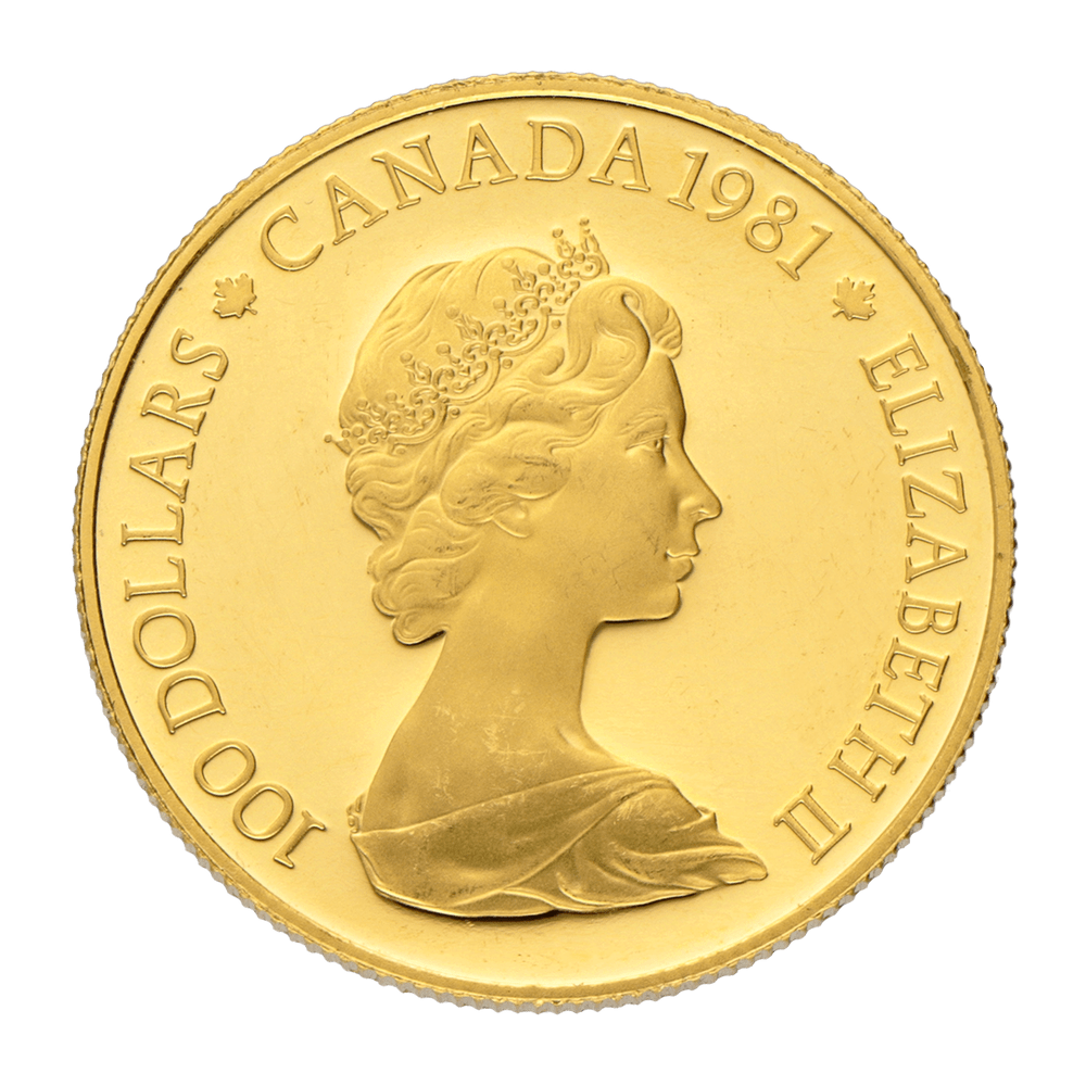 100 Dollars Canada or diverses années