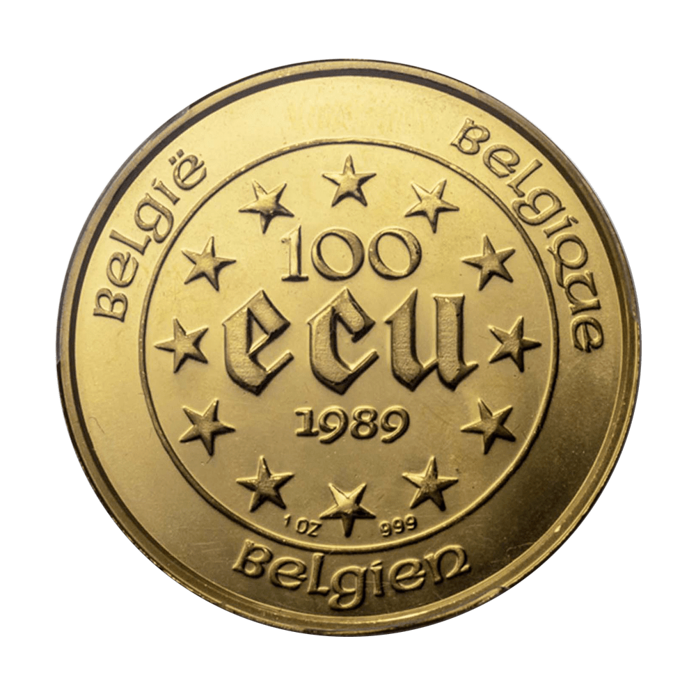 100 ECU Belgique diverses années
