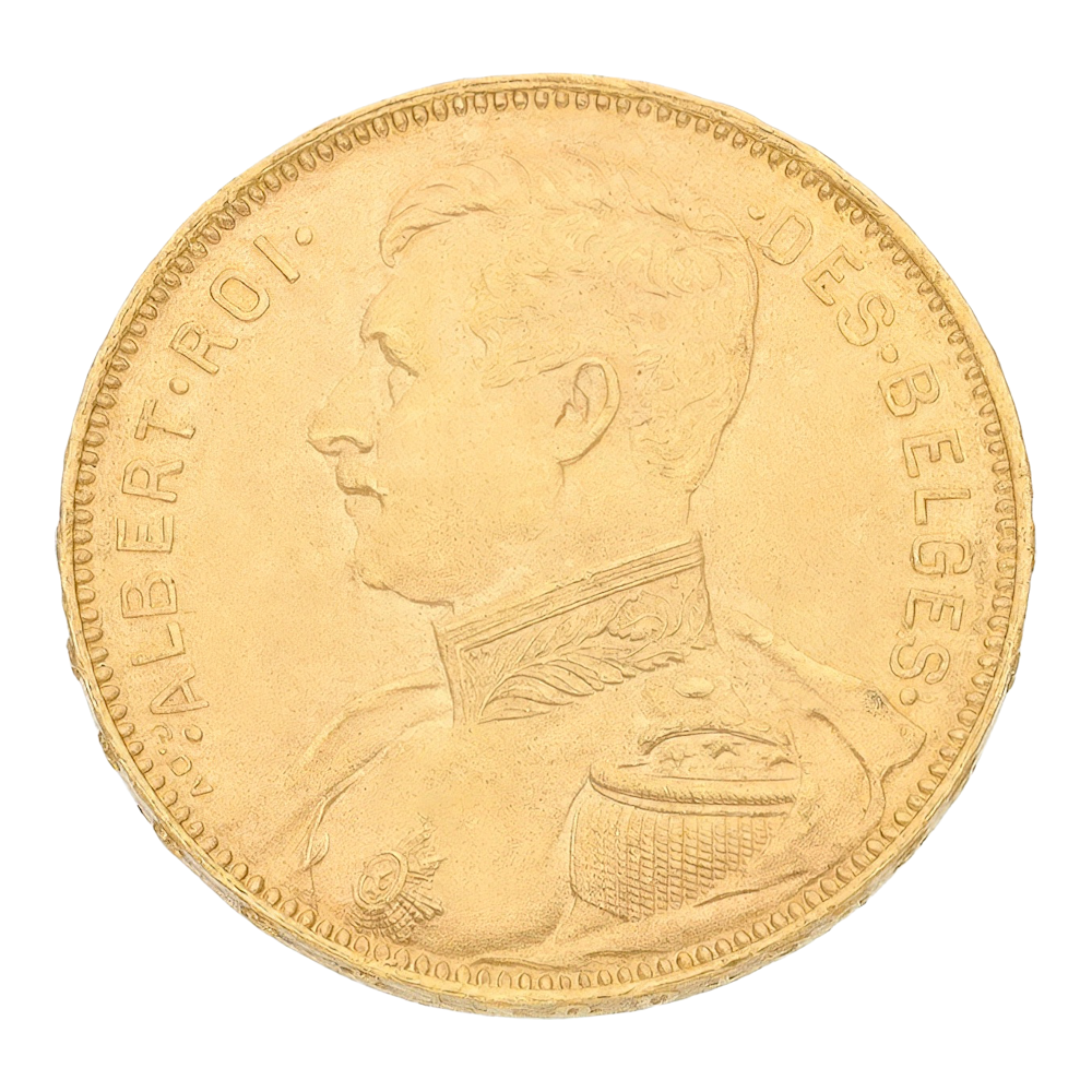 20 francs Albert I Texte français