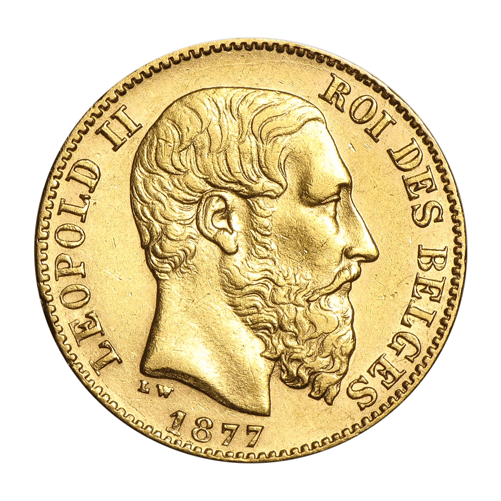 20 francs belges or diverses années