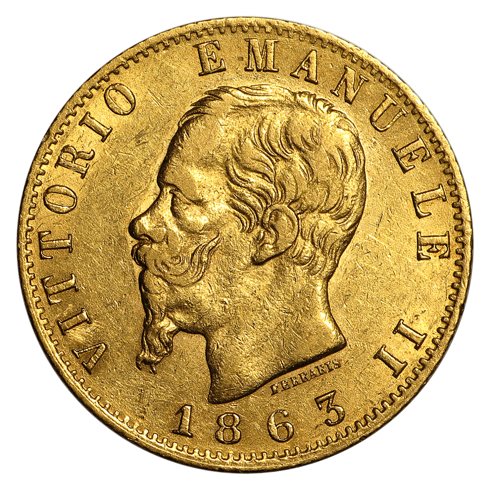 20 lires italiennes or diverses années
