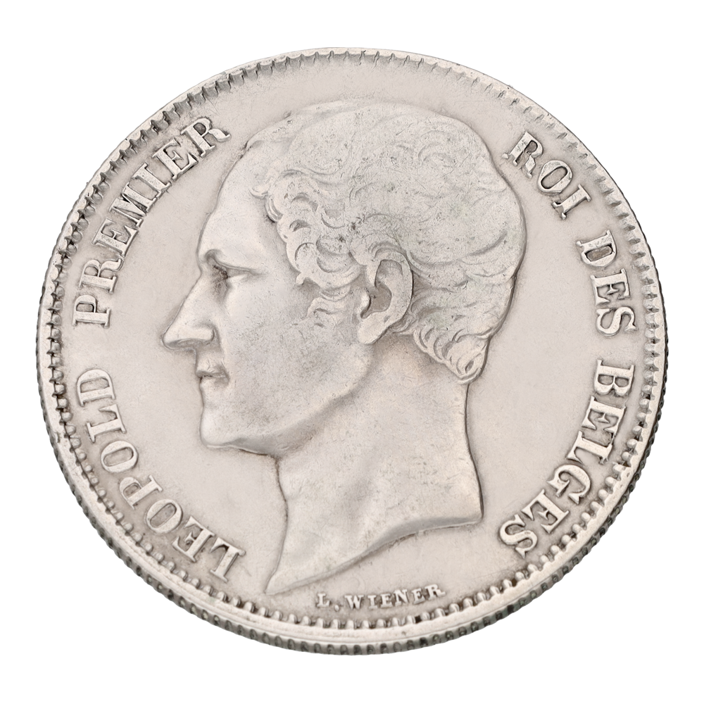 2½ francs Leopold I Large head