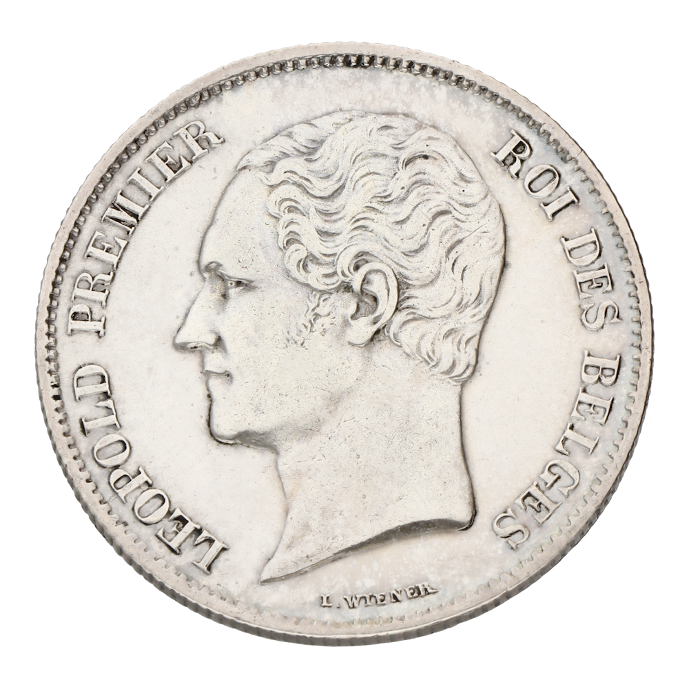 2½ francs Leopold I Small head