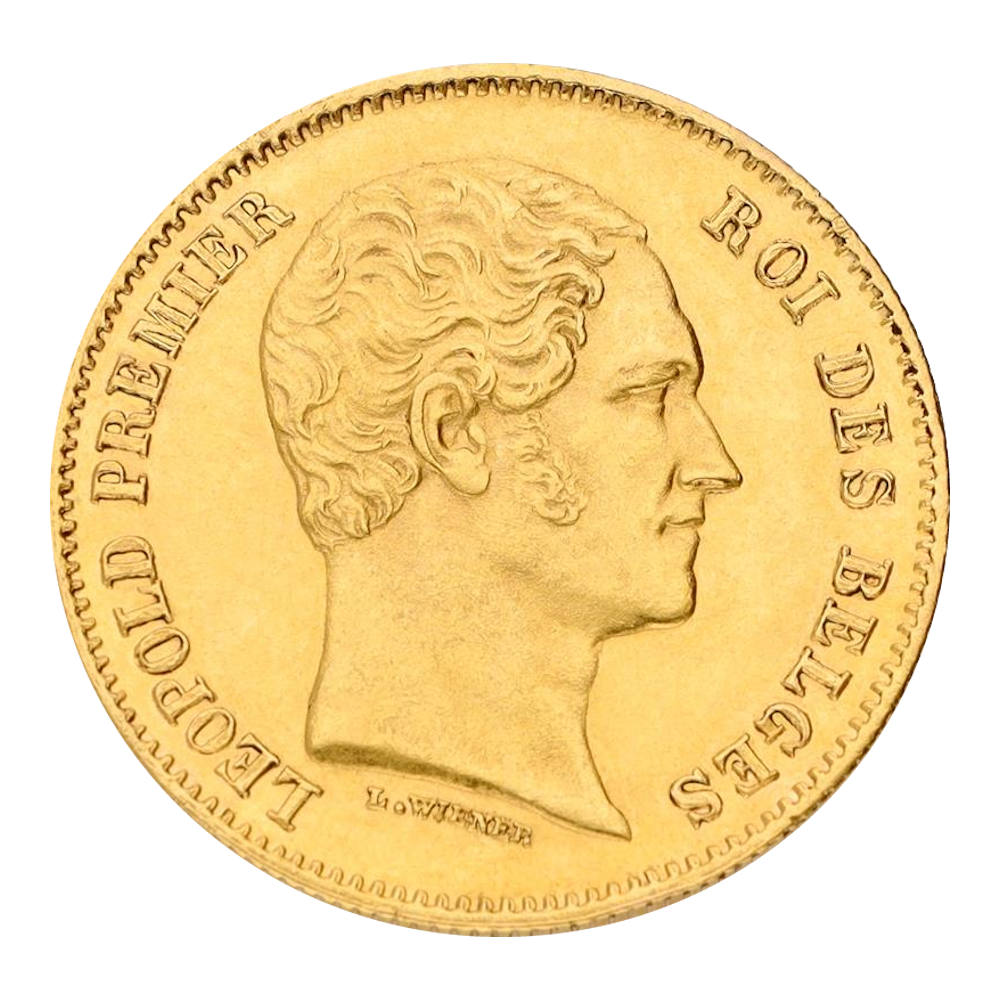 25 francs Leopold I Reeded edge