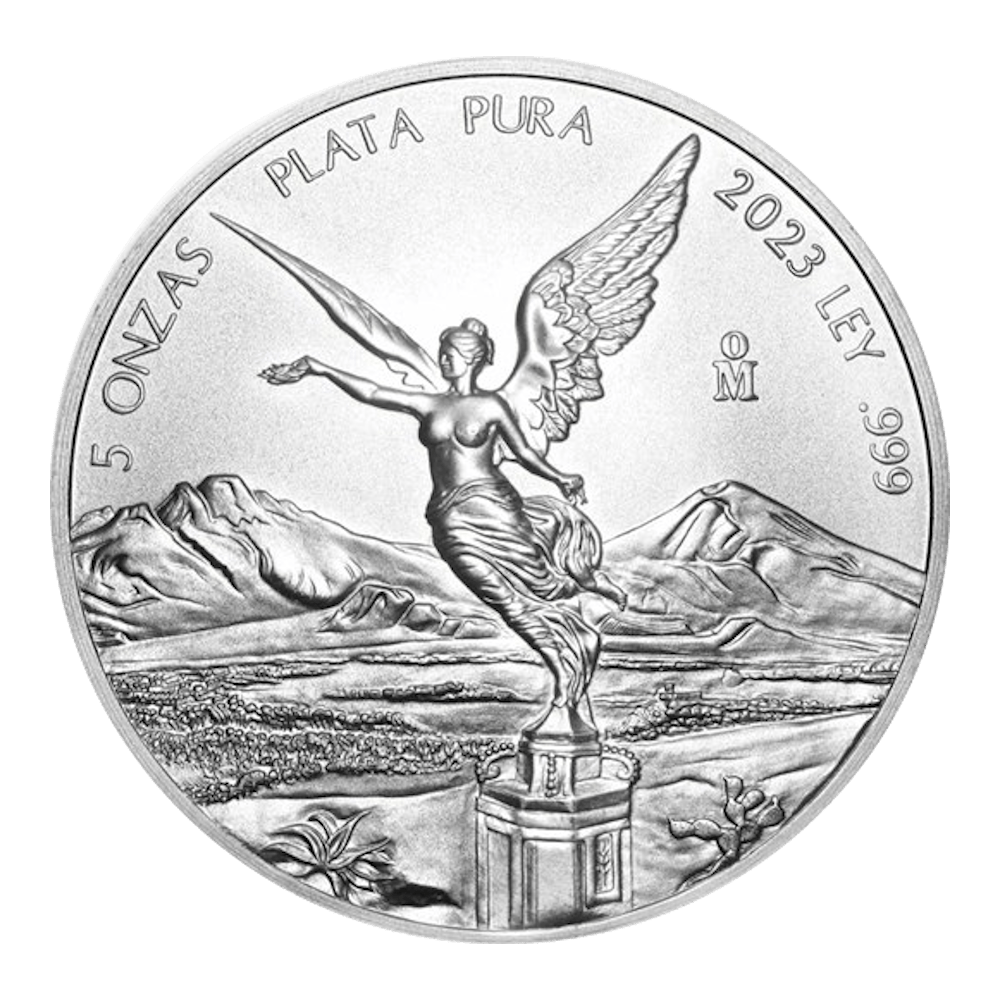 5 OZ argent diverses années