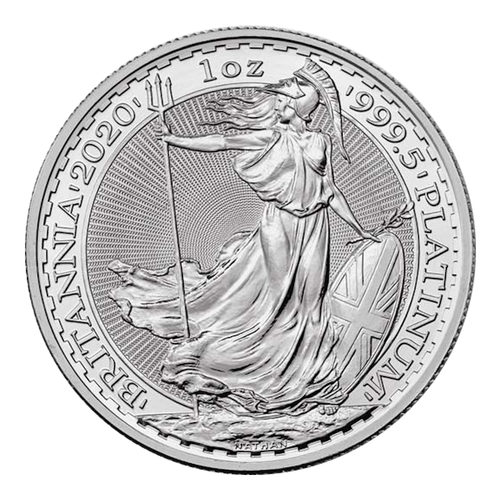 Britannia en platine 1 OZ diverses années