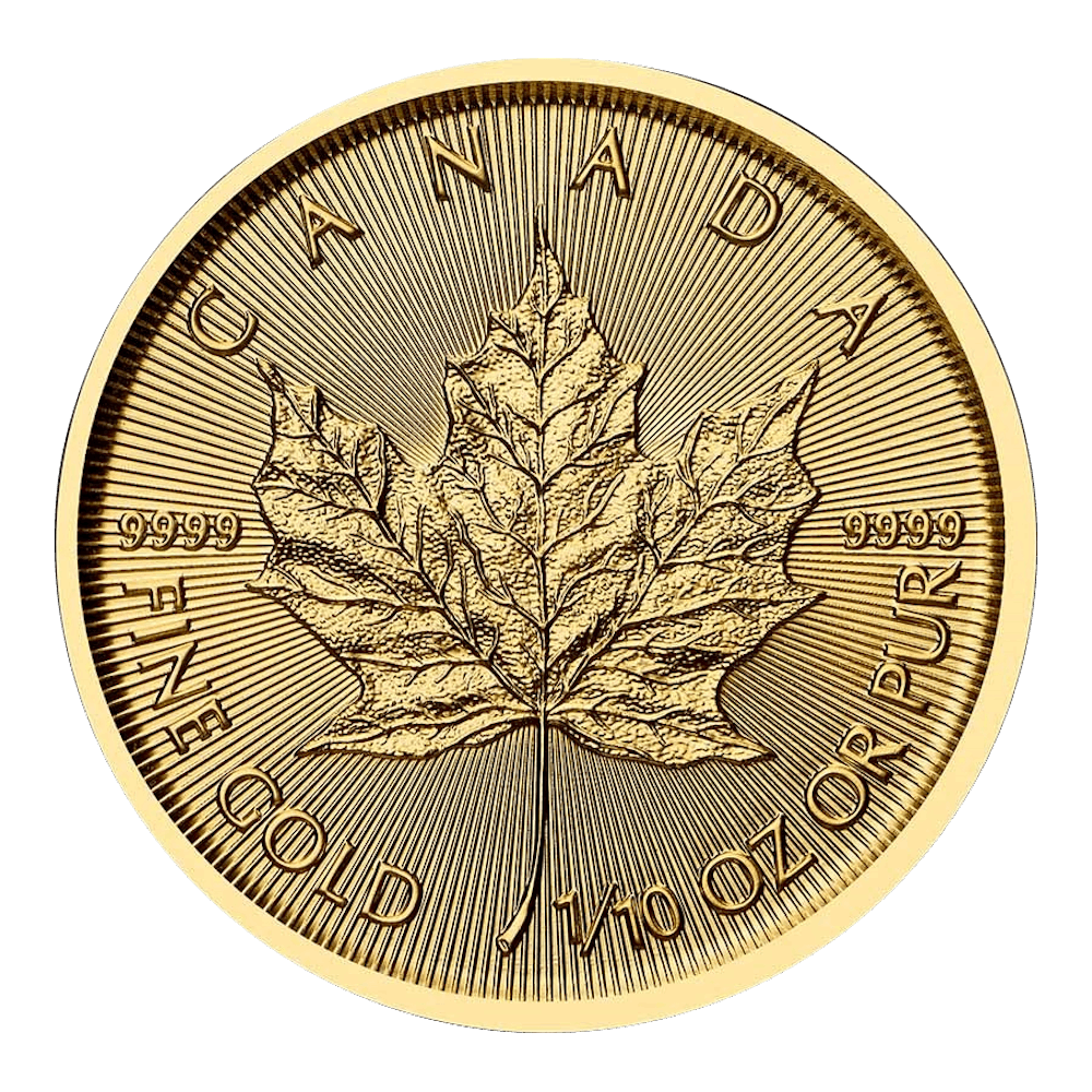 Feuille d'Érable 1/10 OZ or 2026