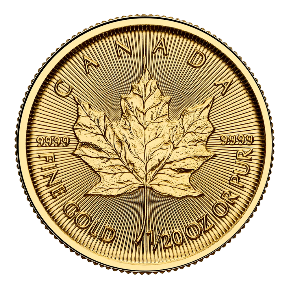 Feuille d'Érable 1/20 OZ or 2026