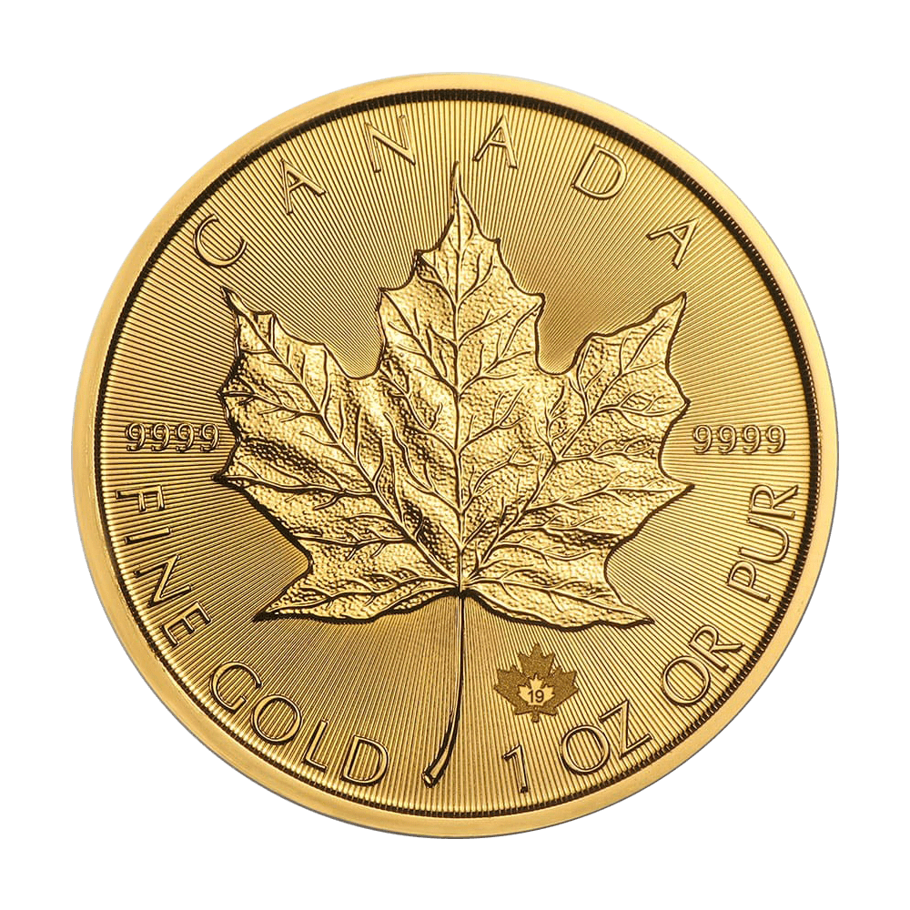Feuille d'Érable 1 OZ or diverses années