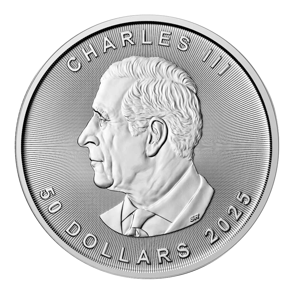 Feuille d'Érable 1 OZ platine 2025
