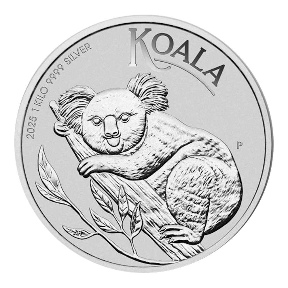 Koala 1 kg argent 2025