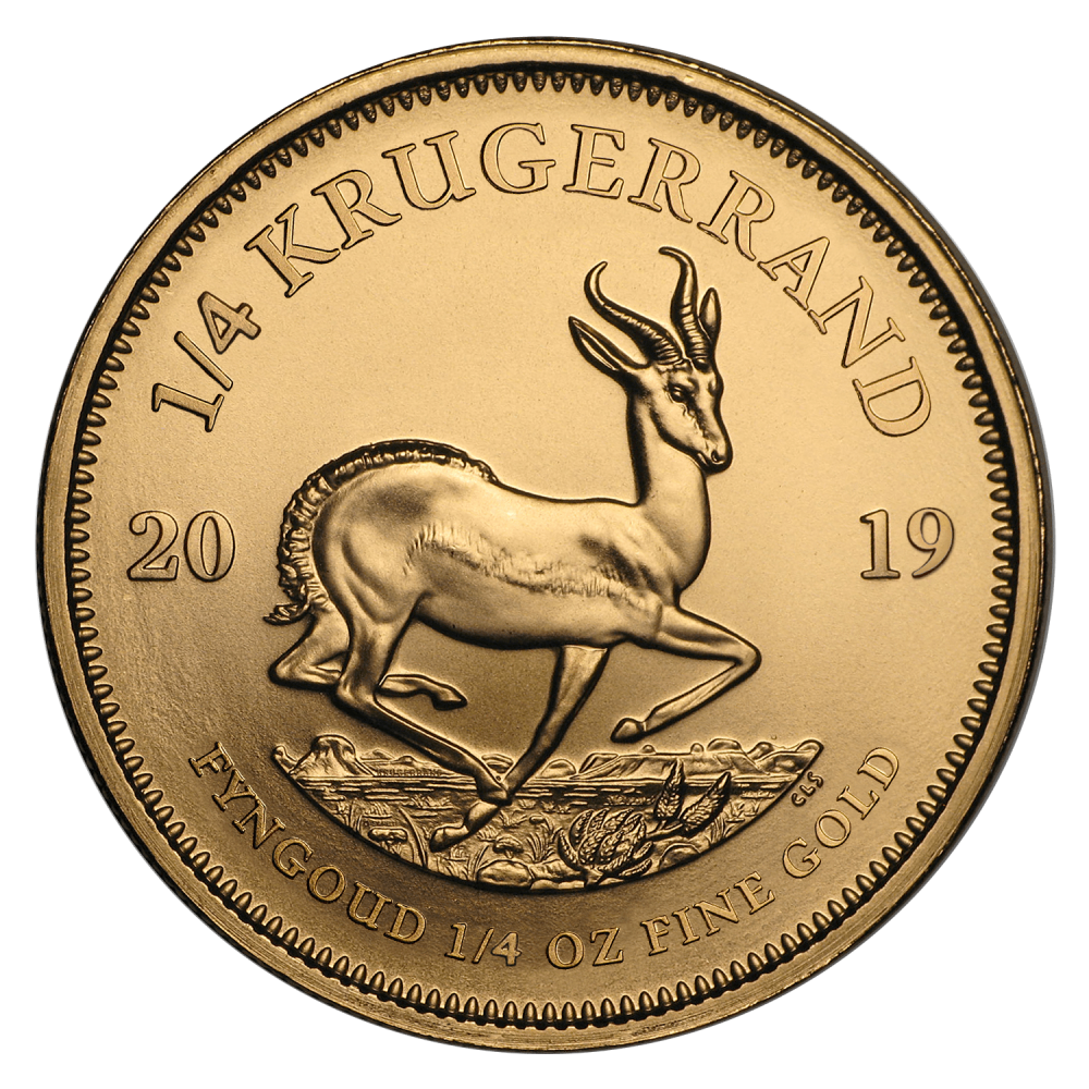Krugerrand 1/4 OZ or diverses années