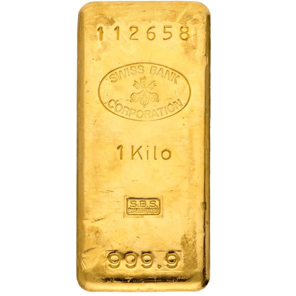 Lingot divers producteurs 1000gr or