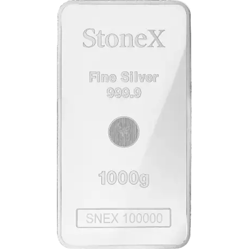 Lingot monnaie StoneX 1 kilo argent 2026