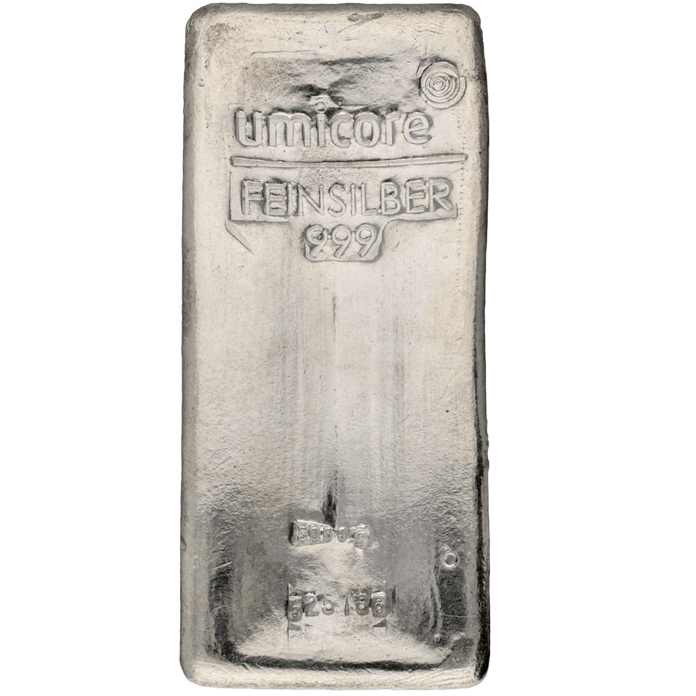 Lingot Umicore 5 kilo argent