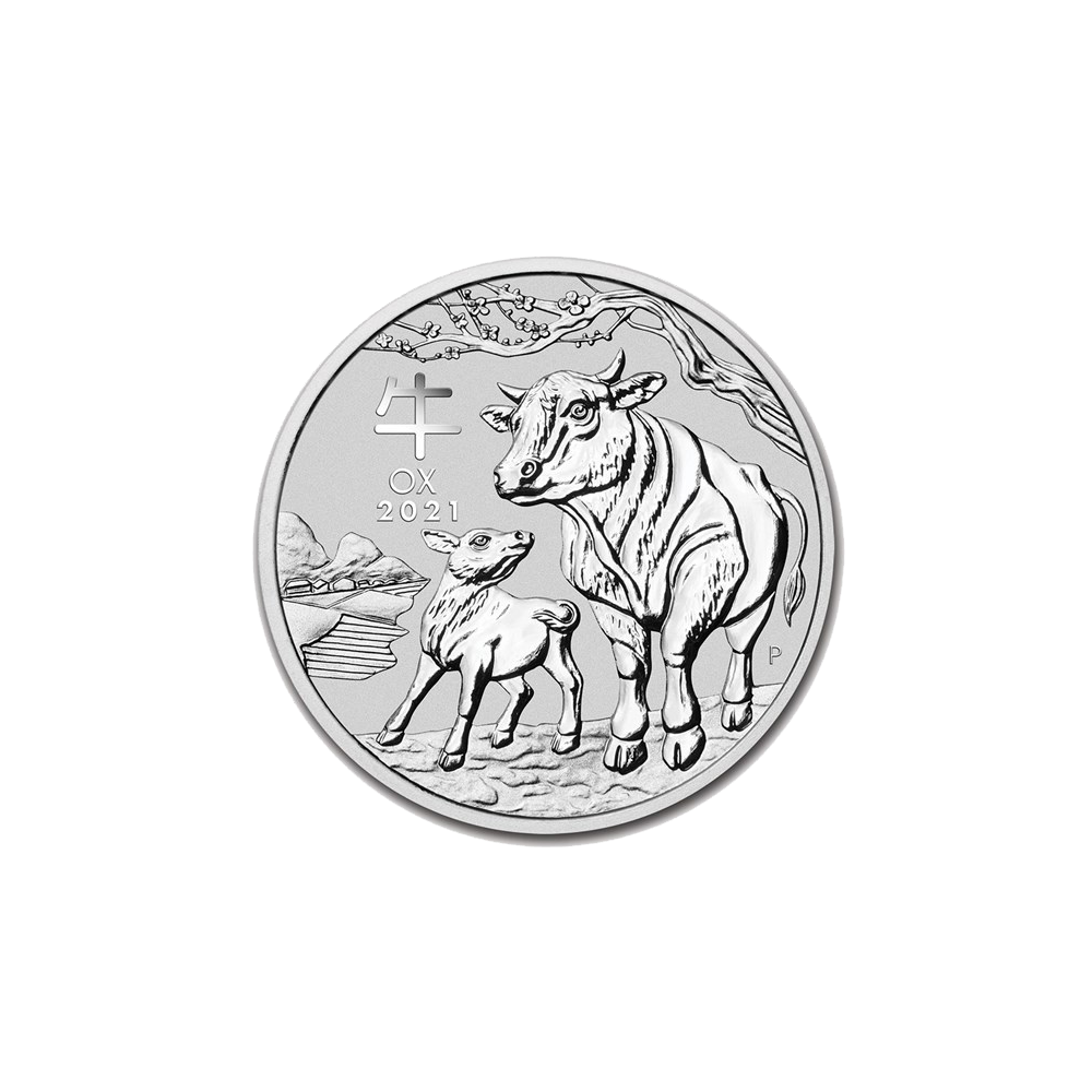 Lunar 1 OZ argent diverses années