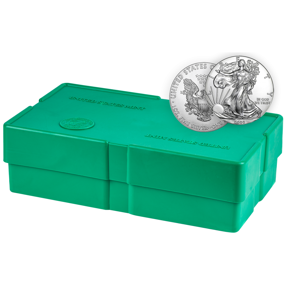 Monsterbox Aigle américain 500x 1 OZ argent diverses années