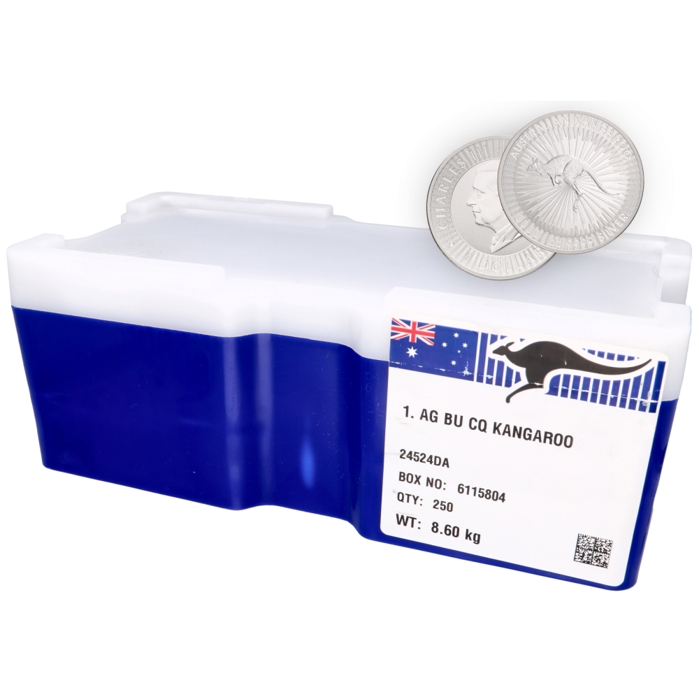 Monsterbox Kangourou 250x 1 OZ argent 2026