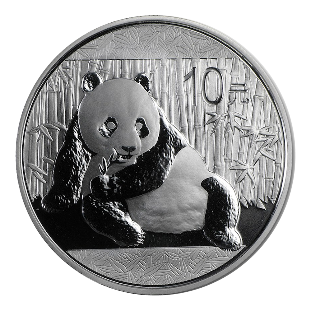 Panda 1 OZ argent diverses années