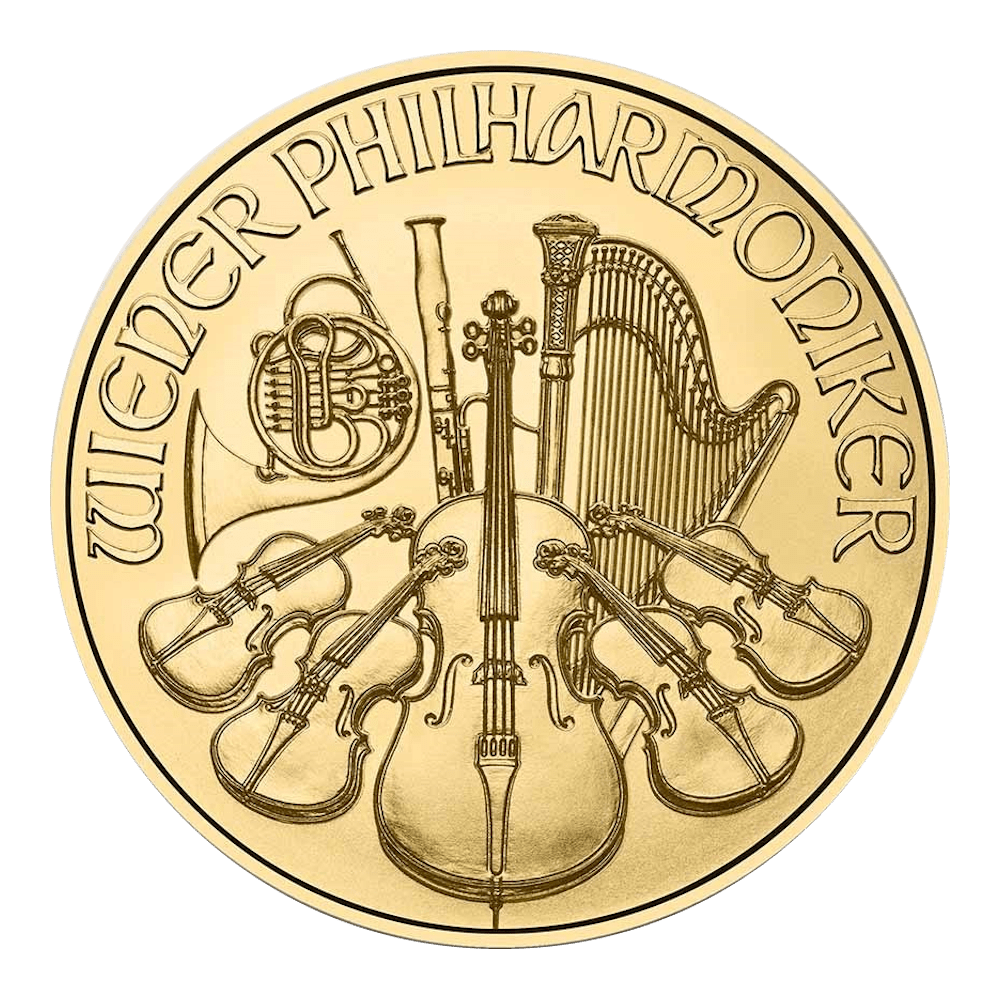 Philharmonique 1/25 OZ or diverses années
