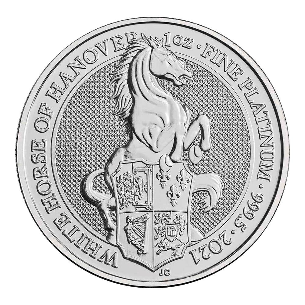 Queen's Beasts en platine 1 OZ diverses années