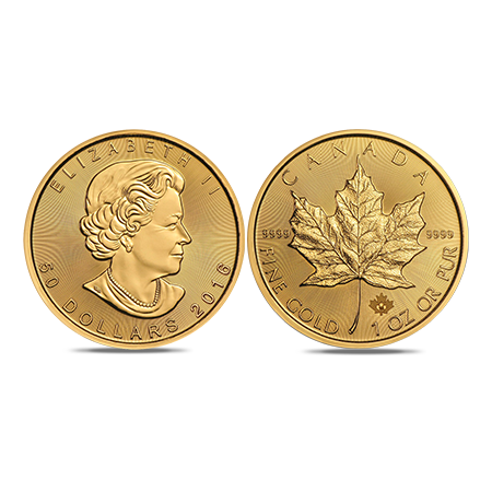 Vente d'or Maple Leaf
