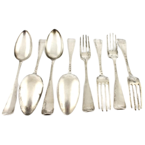 Vente de couverts en argent